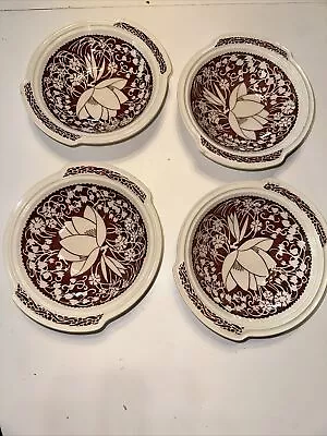 Vintage Vernon Kilns Hawaiian Flowers  Don Blanding 4 Bowls California Pottery • $19.90