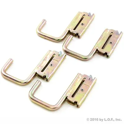 4 E Track Square J Hook System Flatbed Trailer Jacket Motorcycle Helmet Rack • $23.05