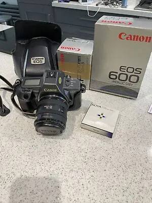 Canon EOS 600 Camera - Black With EF 35-70mm And Hoya Filter • £200