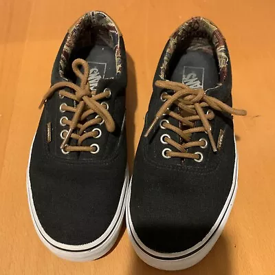 Vans Era 59 Black & Brown Sneakers Shoes Men's Size 8.5 • $39.99