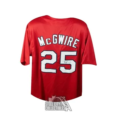 Mark McGwire Big Mac Autographed St Louis Custom Baseball Jersey - JSA • $224.95