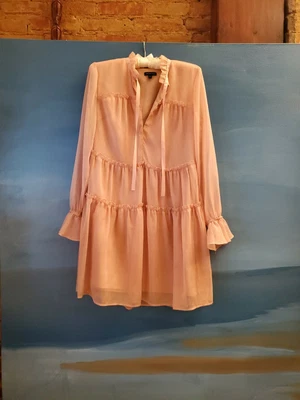 £27.07 • Buy Teen Blouse Dress XS Blush Peach Ruffles Graduation Parties Prom Dress