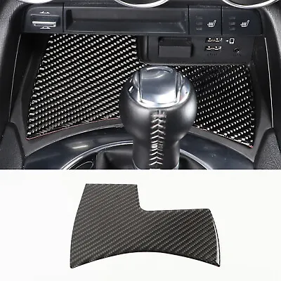 Carbon Fiber Centre Storage Panel Pad Trim Sticker Fits Mazda MX-5 Miata 2016-23 • $25.99