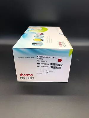 Thermo 94420103 ClipTip 384 30μL Filtered Sterile PCR Pipette Tips (Qty=3840) • $149
