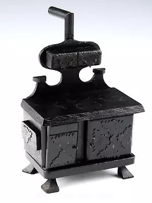 Vintage Dollhouse Miniature 1:12 WOOD STOVE ANTIQUE STYLE FAUX CAST IRON LOOK • $17.99