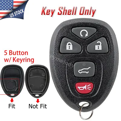 For 2007 2008 2009 2010 Saturn Outlook Cadillac Escalade Key Fob Case Cover 5btn • $7.49