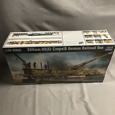 Trumpeter 1/35 280mm K5(E) Leopold German Railroad Gun 00207 (SEALED) • $170