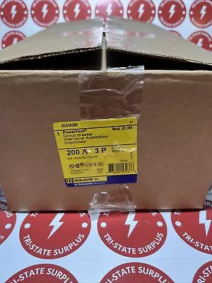 NEW Square D JGA36200 3p 600v 200a 35k  I-Line Circuit Breaker NEW IN BOX • $999