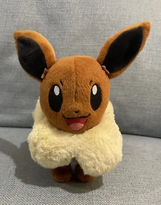 Eevee Pokemon Plush Nintendo Tomy Standing Stuffed Animal 2016 15cm Soft Toy • $39