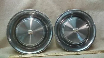 Vintage Wheel Cover HubCap Pair Hubcaps Fits 73 CADILLAC B2-14/169585 • $82.79