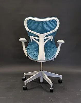 Herman Miller Mirra 2 Chair  - Turquoise Blue W/ Latitude Mesh Back (RARE COLOR) • $599