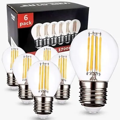 YRALSTAR E27 Screw Bulb 6 Packs G45 Energy Saving LED Light Bulb • £7.99