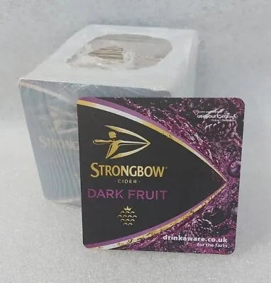 Full Pack Of Approx 100 Strongbow Dark Fruit Cider  Beer Mats - Drip Mats  • £5