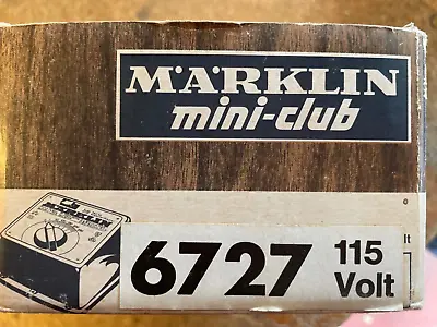 Marklin  Z Track Transformer. • $45