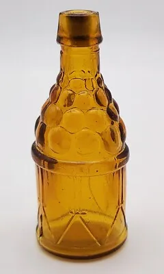 Vintage Wheaton MCGIVERS AMERICAN BITTERS Drum Bottle 3  Amber Yellow MCM Taiwan • $5