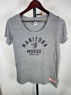 Manitoba Moose Hockey New Era T-shirt -womens Large- Ahl - Excellent Condition!! • $12.99