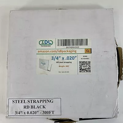 300ft IDL Packaging RD Steel Strapping Band 3/4  X .020  × 300’ • $76.46