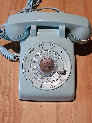 VINTAGE WESTERN ELECTRIC BABY BLUE PHONE 1965 ALL ORIGIONAL Bell Systems MINTY • $30