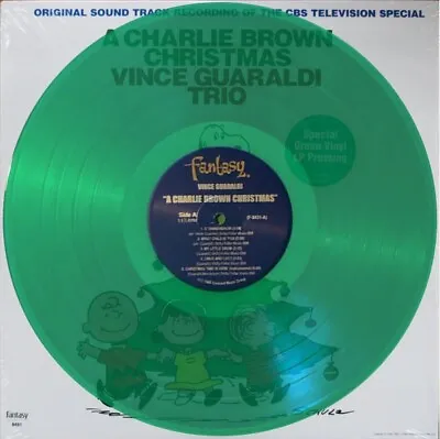 Vince Guaraldi Trio : A Charlie Brown Christmas (2009 Green 160G Vinyl LP) NEW • $28.50