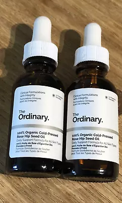 £11 • Buy 2 Bottles Of The Ordinary 100% Organic Cold-Pressed Rose Hip Seed Oil - 30ml