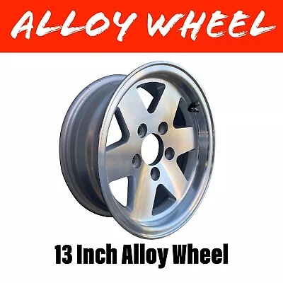 13 Inch Alloy Trailer Wheel 5 Stud Ford Dunbiermackayeasytow Boat/caravan • $155