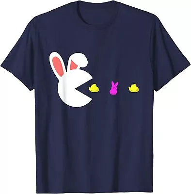 Easter Funny Shirt Cute Easter Video Gamer Pac Man Unisex T-Shirt • $19.99