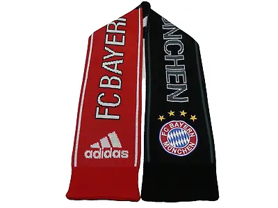 FC BAYERN MUNCHEN - UEFA CHAMPIONS LEAGUE -adidas - 7  X 52  Soccer Scarf! • $8.99