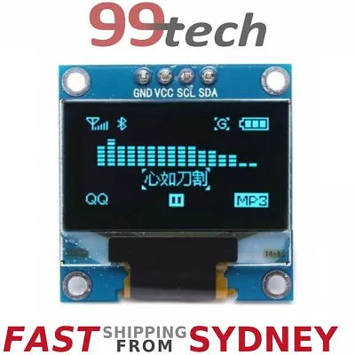 $10.95 • Buy OLED Display 0.96  128x64, Blue, I2C IIC, SSD1306, Arduino Raspb Pi, SYDNEY