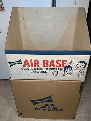 Vintage North Pacific Air Base Floor Display Gliders Rubber Powered Airplanes • $29.44