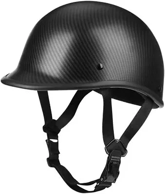 Open Face Motorcycle Helmet Half Helmet Polo Cap Half Shell - DOT Approved Gift • $28.99