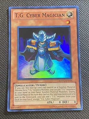 YuGiOh! - T.G. Cyber Magician EXVC-EN016 Super Rare Unlimited Edition Near Mint • $2.95