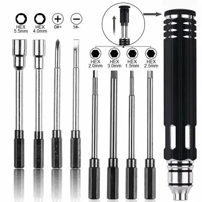 £11.39 • Buy 8 In 1 Hex Screwdrivers Repair Tool Kit For RC Boat Car Drone Helicopter Toy UK
