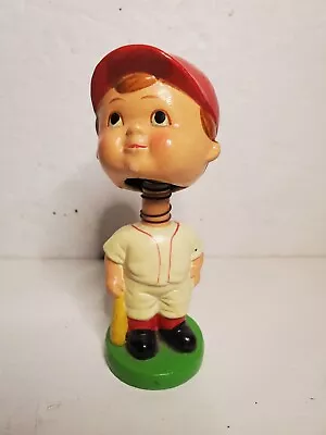 Rare Vintage Baseball Player Bobble Head Nodder Batter Hit  Mark Exclusive Japan • $33.99