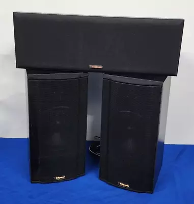 3 Klipsch Speakers 2- Ksb 2.1 + 1- Kv-1 Center Speaker Black Klipsch Speakers Gr • $0.99