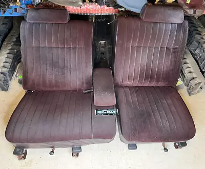 1986-1988 Gbody Monte Carlo LS Front 60/40 Bench Seat Set Manual OEM Genuine GM • $849