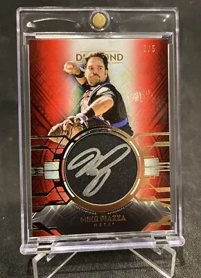 2021 Topps Diamond Icons Red Refractor Parallel Mike Piazza Silver Ink AUTO 5/5 • $169.99