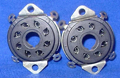 $8.99 • Buy Pair NOS Cinch Octal Vacuum Tube Sockets For 6L6GC, 6550, EL34, KT66, 6V6GT, Etc