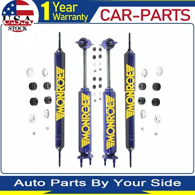 Monroe Front & Rear Shock Absorbers Kit Set Of 4 For Ford Mustang 1965-1970 • $123.69