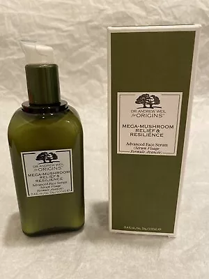 $29.90 • Buy Origins Mega Mushroom Relief & Resilience Face Serum 3.4OZ  Batch Code AC0