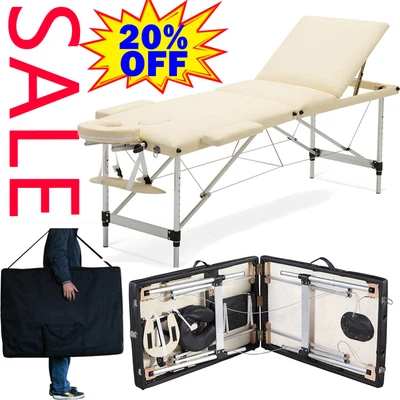 £87.02 • Buy Beauty Salon Chair Bed Reclining Facial Therapy Massage Table Tattoo Couch Stool