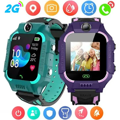 $23.89 • Buy 2022 Kids Tracker Smart Watch Phone GSM SIM Alarm Camera SOS Call For Boys Girls