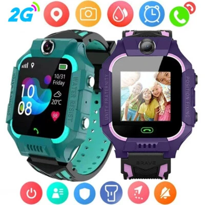 $23.89 • Buy 2022 Kids Tracker Smart Watch Phone GSM SIM Alarm Camera SOS Call For Boys Girls