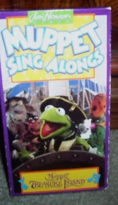 Muppet Sing-Alongs - Muppet Treasure Island (VHS)  Kermit The Frog Free Shipping • $12.95