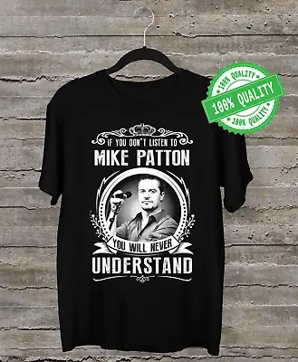 Mike PATTON Faith No More Mr Bungle Black All Size Shirt SS9374 • $9.99