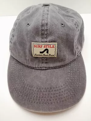 Vintage Surf Style Hat /Cap Adjustable Strapback Faded Gray • $14.88