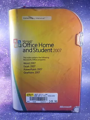 Microsoft Office Home & Student 2007 Product Key Word Excel PowerPoint OneNote  • $24.99