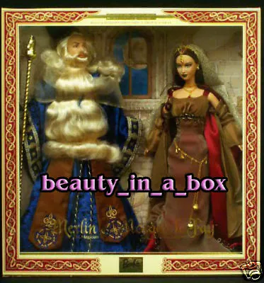 MERLIN & MORGAN LE FAY Barbie Ken Doll Together Magic & Mystery Giftset EXC Box  • $152.99