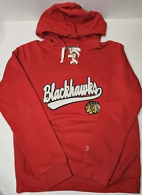 Women's NHL Old Time Hockey Newbury Collection Blackhawks Sweatshirt Sz Large • $16.99