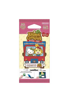 Animal Crossing X Sanrio Amiibo Cards 6 Card Pack UK Brand New. • $30.68