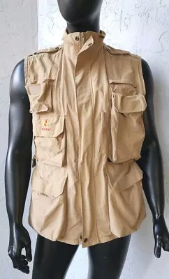 Vintage Pelican Camera Naturalist Hiking Photographer Vest Men's Large • $34.95